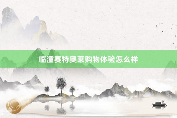 临潼赛特奥莱购物体验怎么样